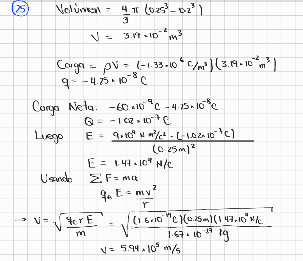 VIDEO SOLUCIÓN Problema 25 Capítulo 24 Física Serway. 7 Edición